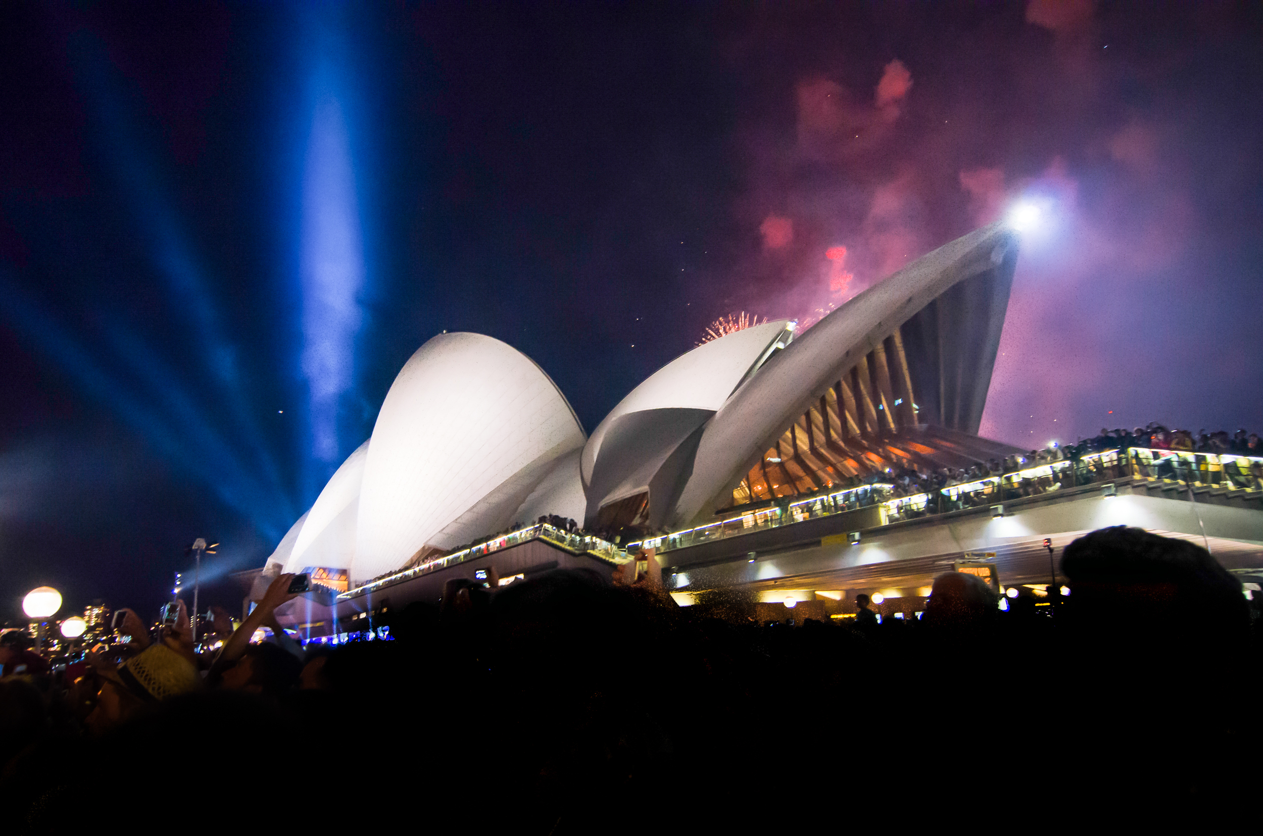 nouvel an sydney feux d'artifice opera house