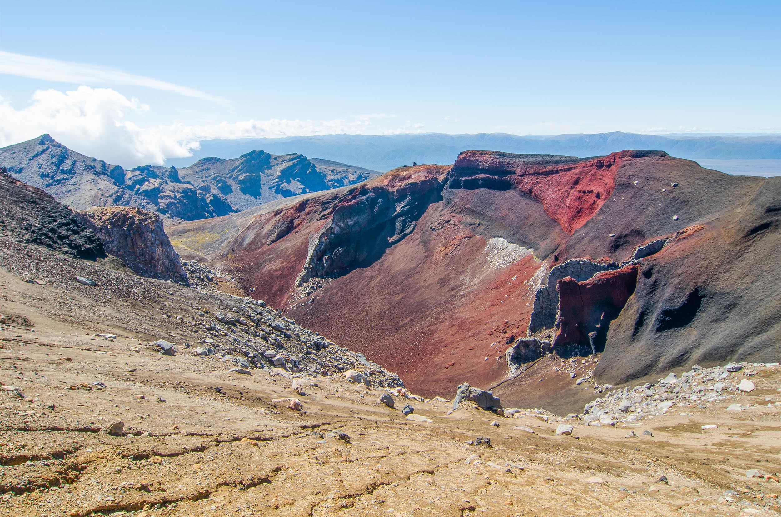 red crater tongariro alpine crossing