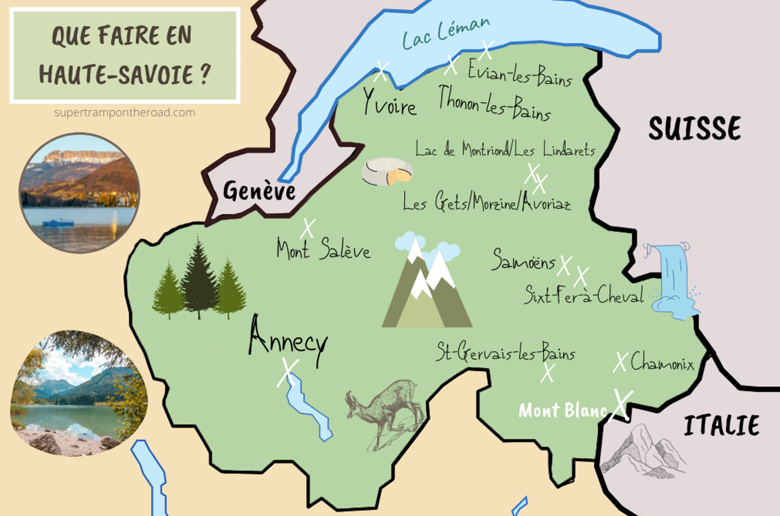carte Haute-Savoie que faire en Haute-Savoie ?