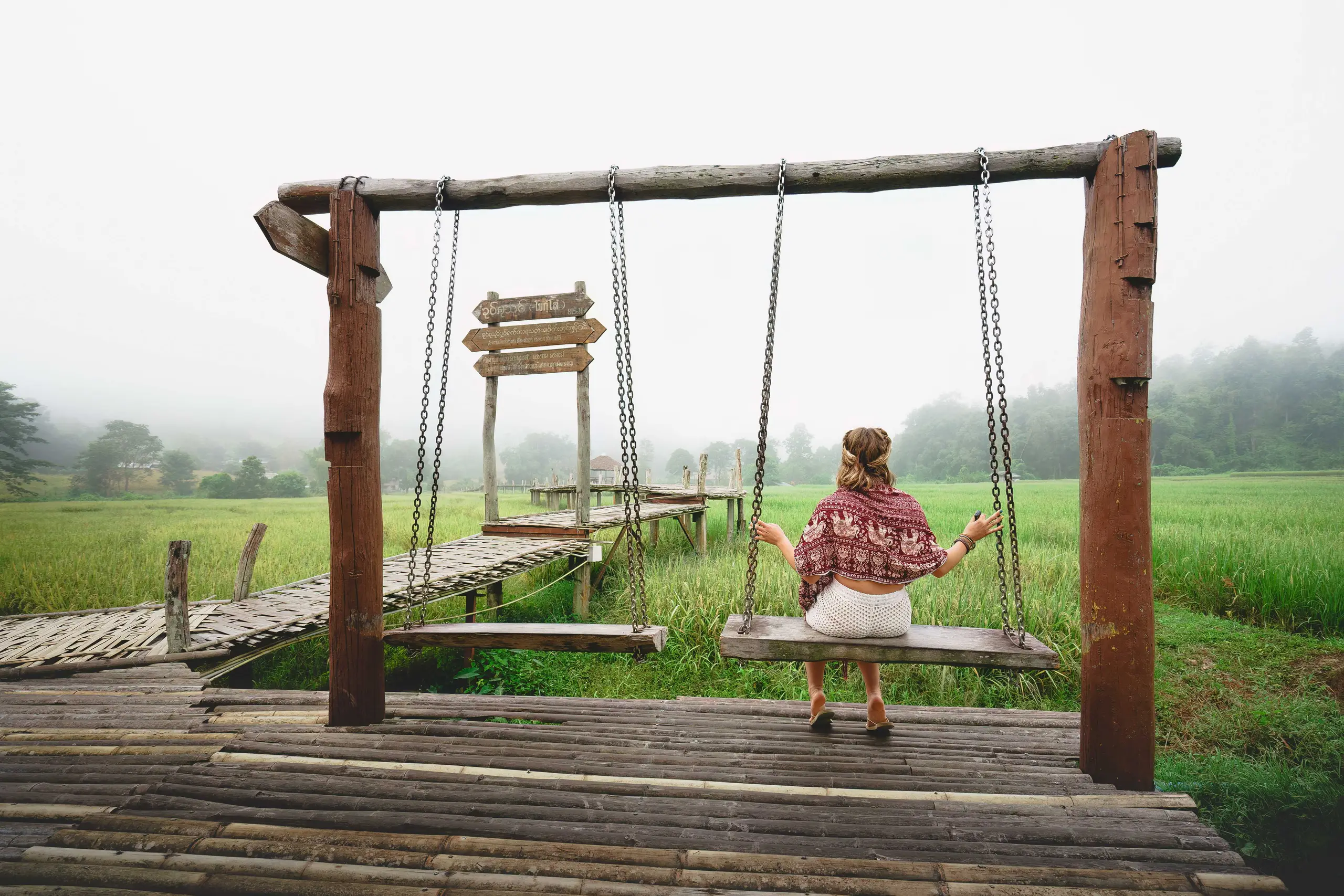 que faire à Pai ? ko khu so bamboo bridge