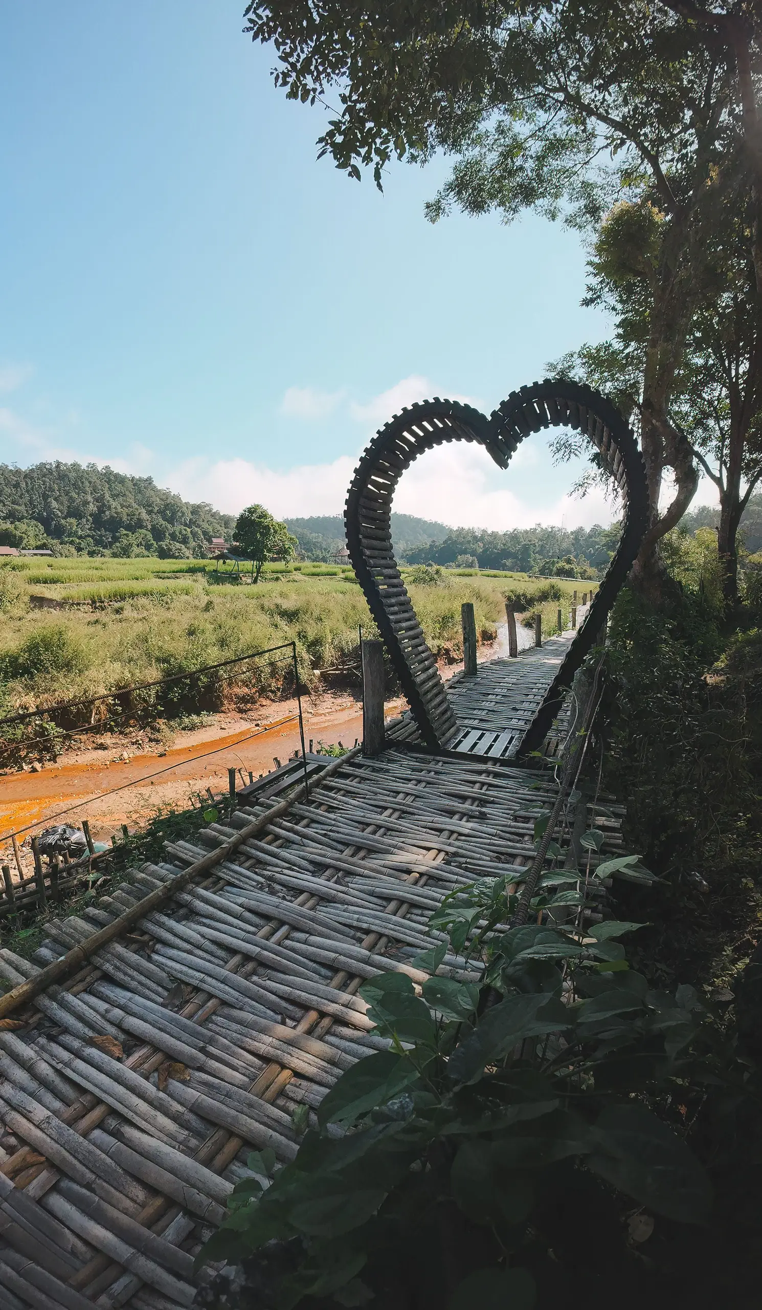 kho su kho bamboo bridge Pai
